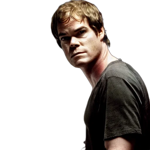 photorealistic, dexter, morgan, series transparent PNG cut-out
