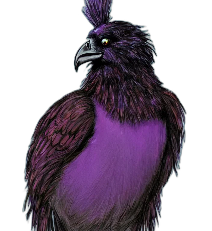 animal, crown, staff, creature transparent PNG cut-out