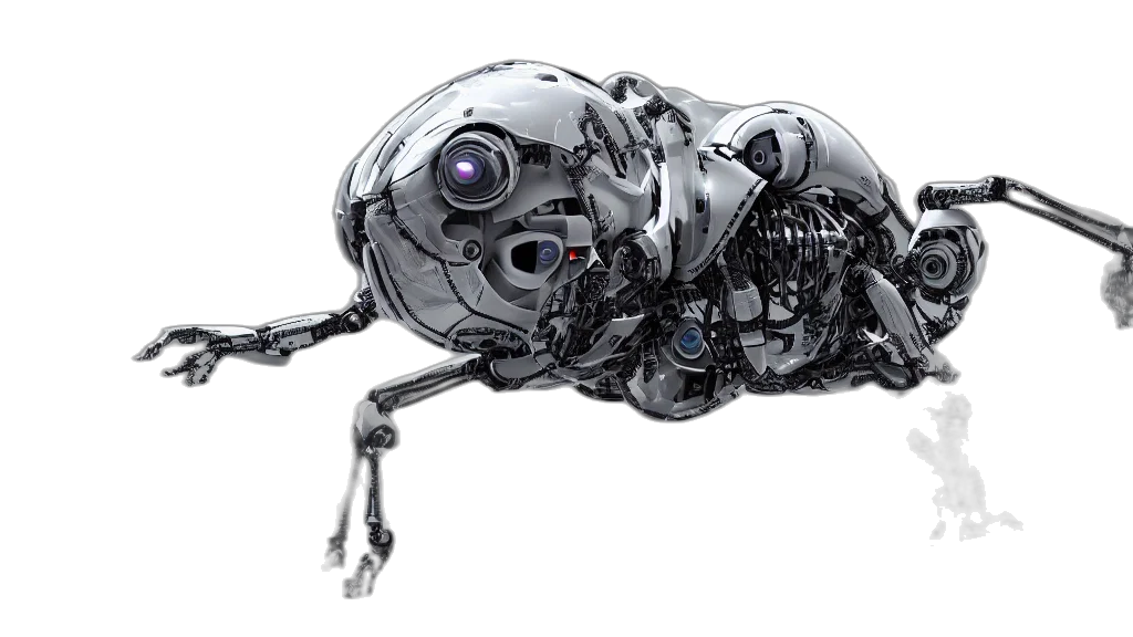 robot, creature, animal, weapon transparent PNG cut-out