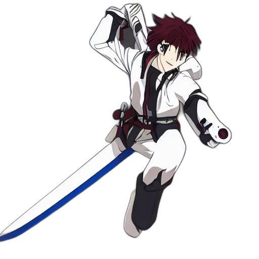 sword, staff, weapon, anime transparent PNG cut-out