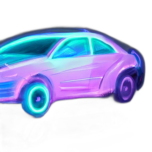 car, robot, concept art, 3d render transparent PNG cut-out