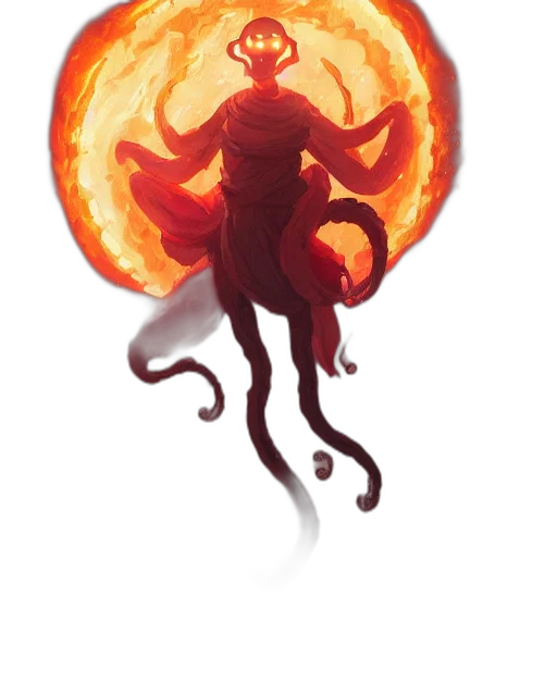 dragon, staff, creature, concept art transparent PNG cut-out