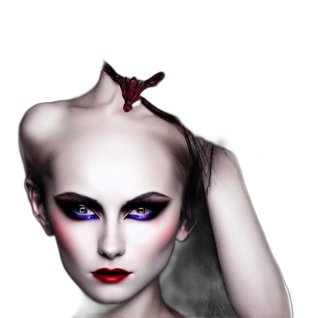 crown, mask, face, hair transparent PNG cut-out