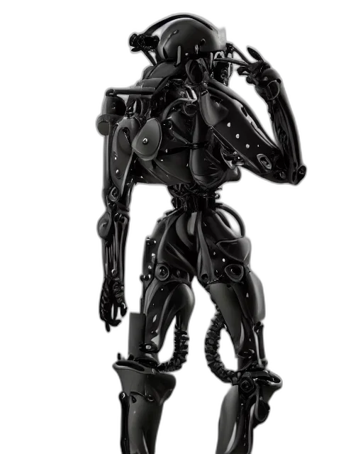 robot, weapon, creature, concept art transparent PNG cut-out