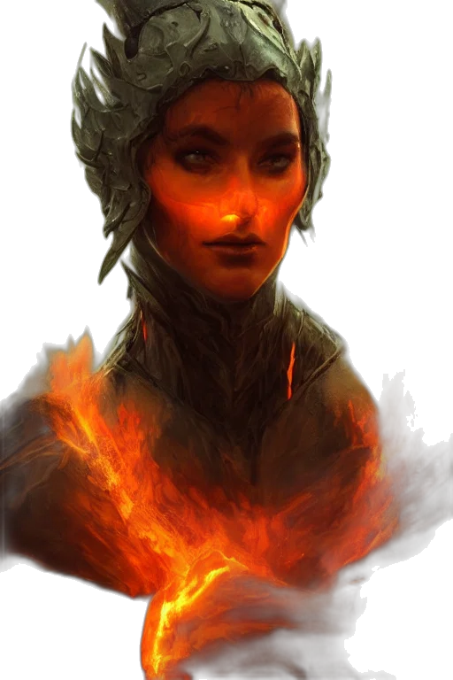 face, mask, dragon, staff transparent PNG cut-out
