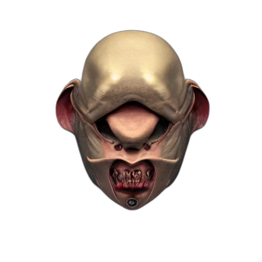 mask, face, creature, jewelry transparent PNG cut-out