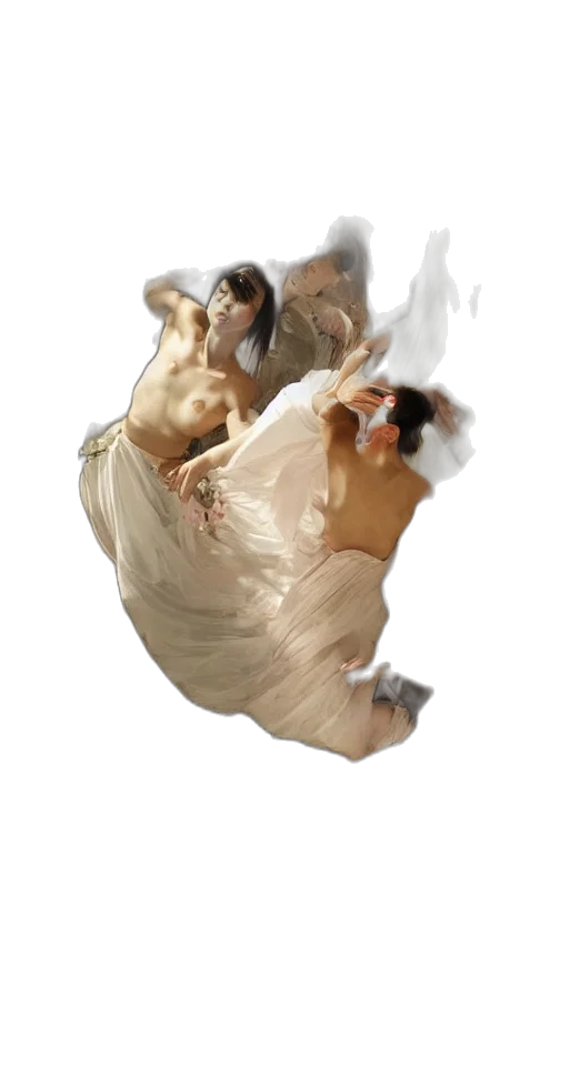 dress, shoes, umbrella, mask transparent PNG cut-out