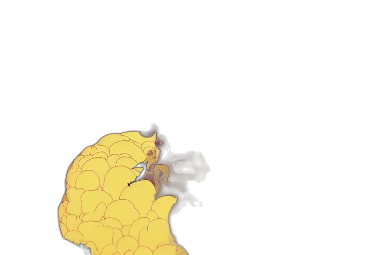 dragon, mask, crown, flower transparent PNG cut-out