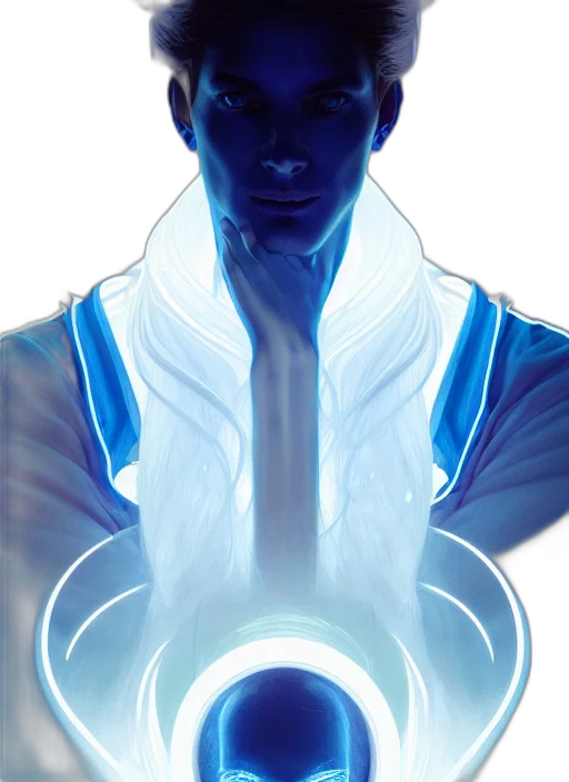 robot, face, staff, jacket transparent PNG cut-out
