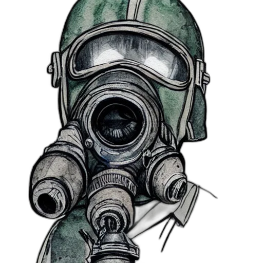 mask, weapon, face, jacket transparent PNG cut-out