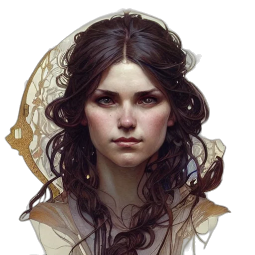 face, crown, fantasy art, concept art transparent PNG cut-out