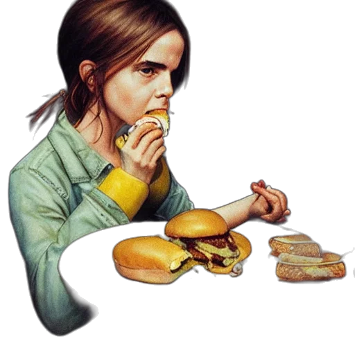 food, face, photorealistic, concept art transparent PNG cut-out