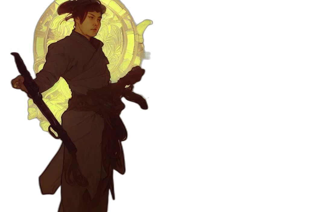 staff, dragon, sword, concept art transparent PNG cut-out