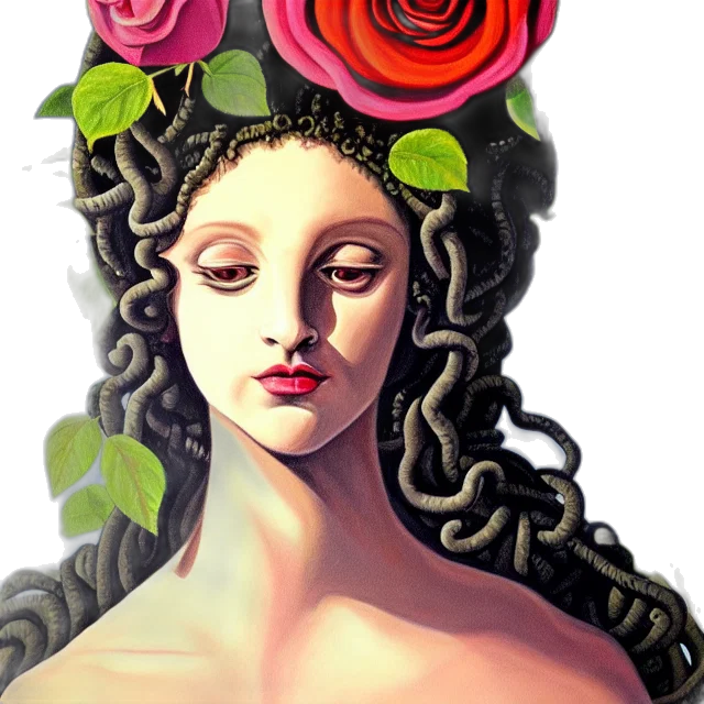 crown, flower, jewelry, face transparent PNG cut-out
