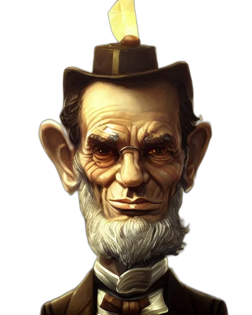 face, staff, hat, concept art transparent PNG cut-out