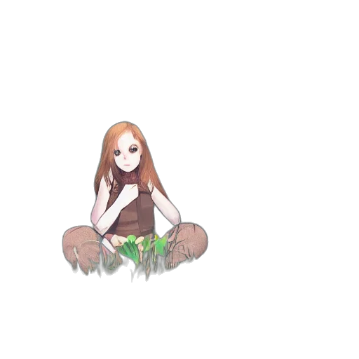creature, hair, animal, flower transparent PNG cut-out