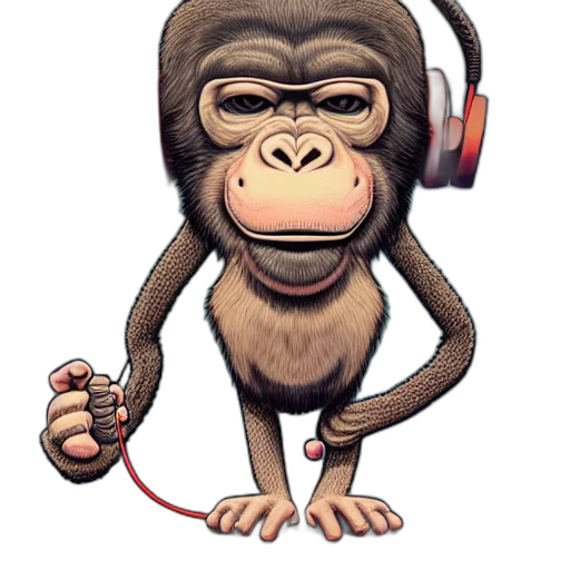 animal, cartoon, concept art, photorealistic transparent PNG cut-out