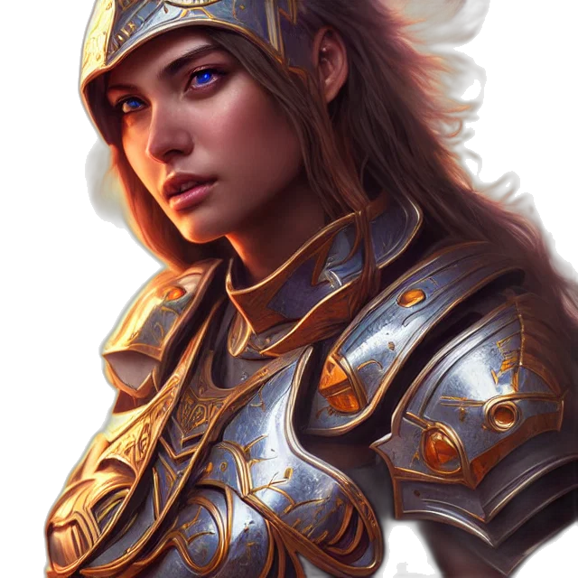 face, crown, sword, dragon transparent PNG cut-out