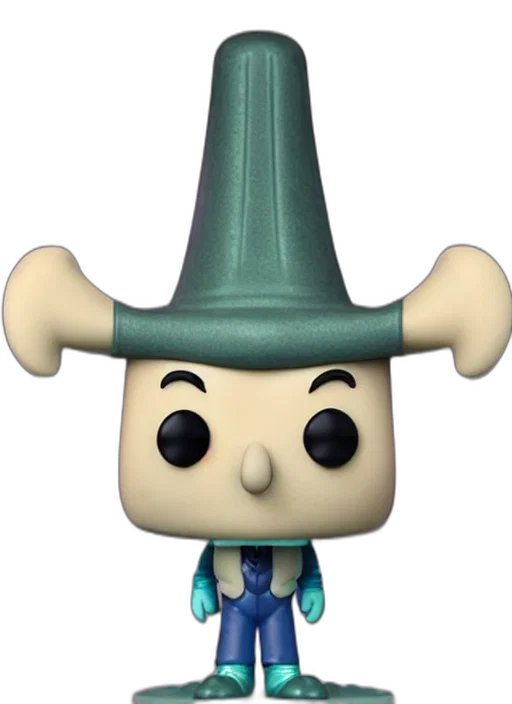 hat, staff, 3d render, concept art transparent PNG cut-out