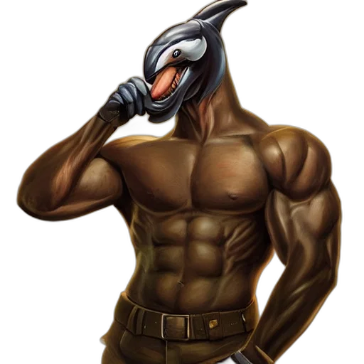 animal, mask, concept art, comic book art transparent PNG cut-out