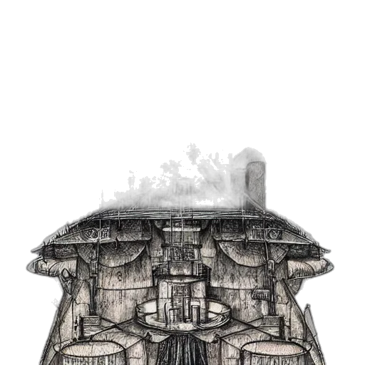 building, crown, robot, car transparent PNG cut-out