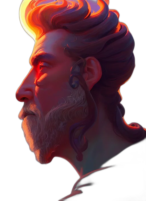 face, crown, dragon, hair transparent PNG cut-out
