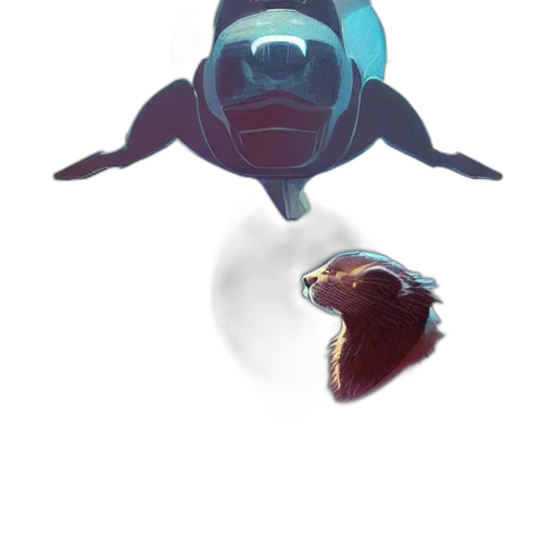 creature, animal, robot, mask transparent PNG cut-out