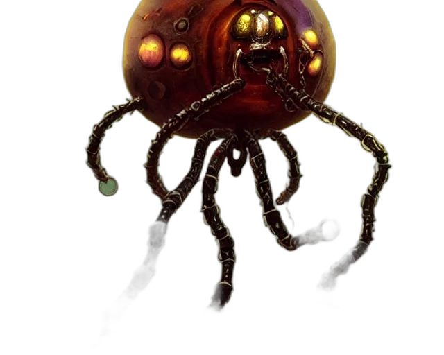 creature, staff, animal, robot transparent PNG cut-out