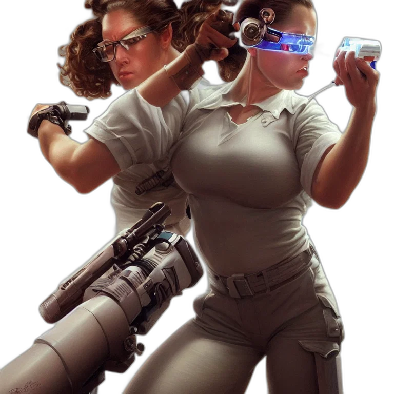 weapon, staff, concept art, cyberpunk transparent PNG cut-out
