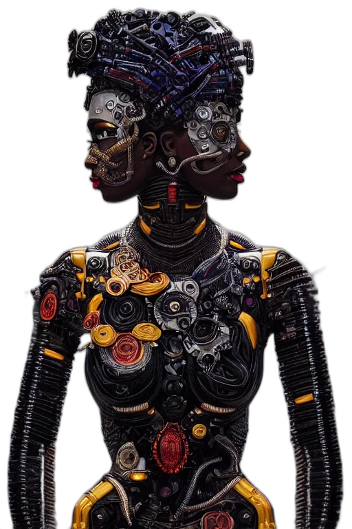 robot, jewelry, dress, jacket transparent PNG cut-out