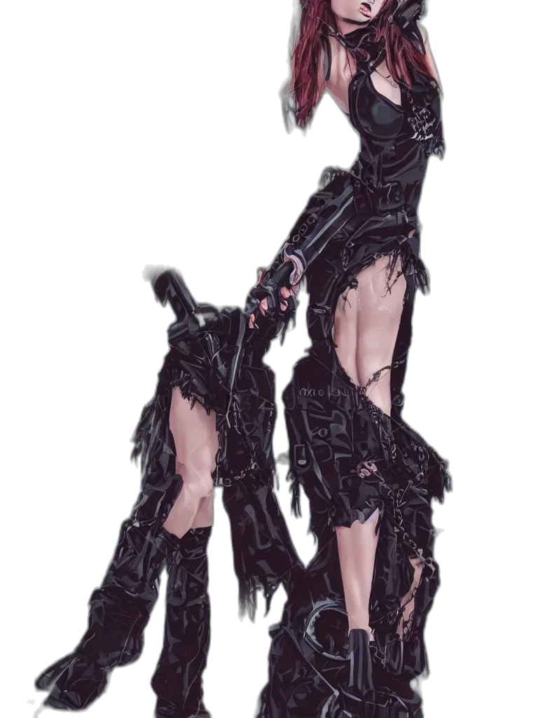 robot, weapon, dress, creature transparent PNG cut-out