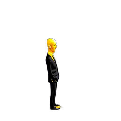 mask, jacket, staff, robot transparent PNG cut-out