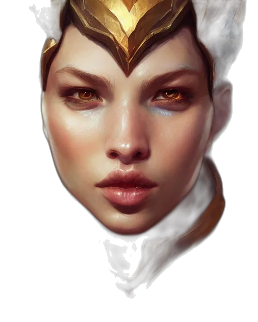 face, mask, crown, jewelry transparent PNG cut-out