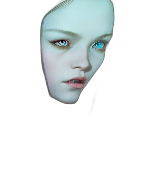 face, mask, robot, creature transparent PNG cut-out