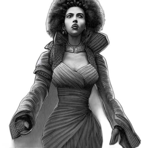 dress, concept art, fantasy art, comic book art transparent PNG cut-out
