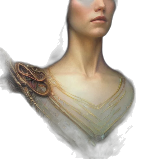face, dress, jewelry, dragon transparent PNG cut-out