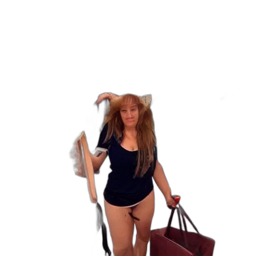 staff, dress, creature, umbrella transparent PNG cut-out