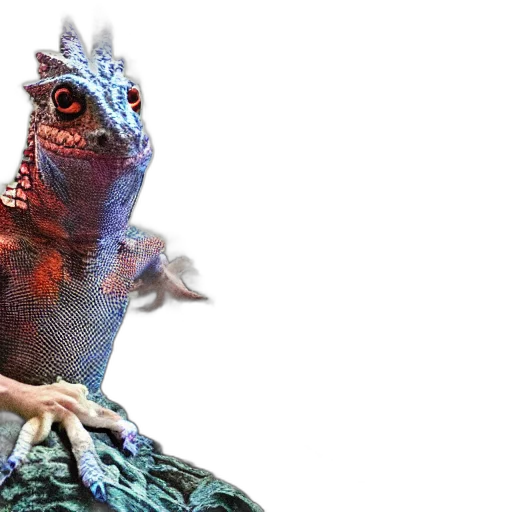dragon, animal, creature, crown transparent PNG cut-out