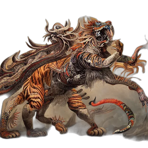 creature, dragon, concept art, fantasy art transparent PNG cut-out