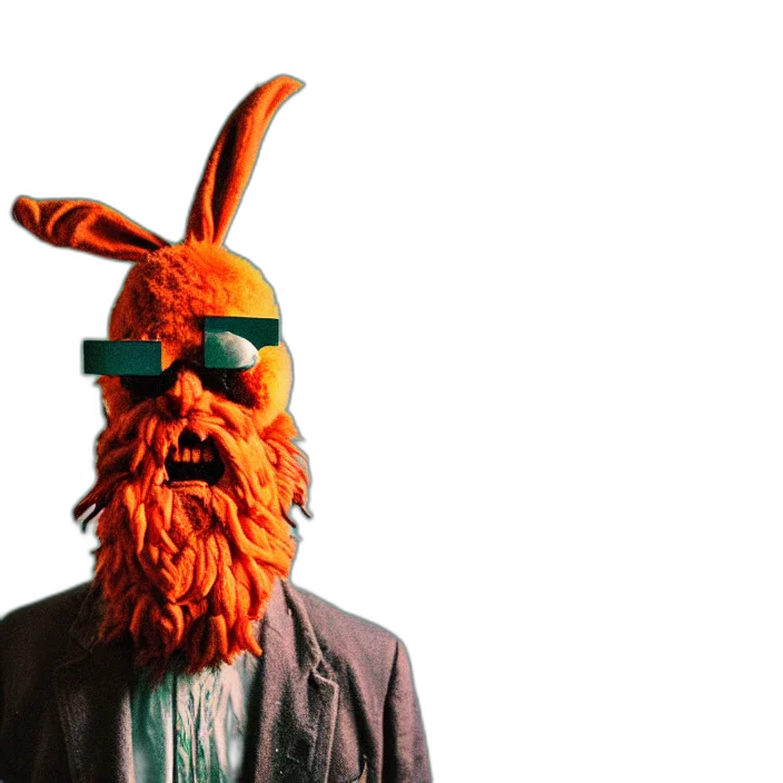 mask, hat, jacket, creature transparent PNG cut-out