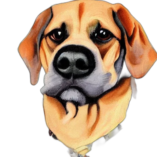animal, face, mask, photorealistic transparent PNG cut-out