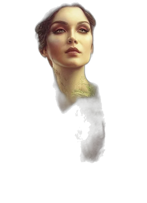 face, crown, staff, mask transparent PNG cut-out