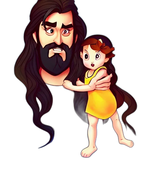 concept art, fantasy art, cartoon, pixel art transparent PNG cut-out
