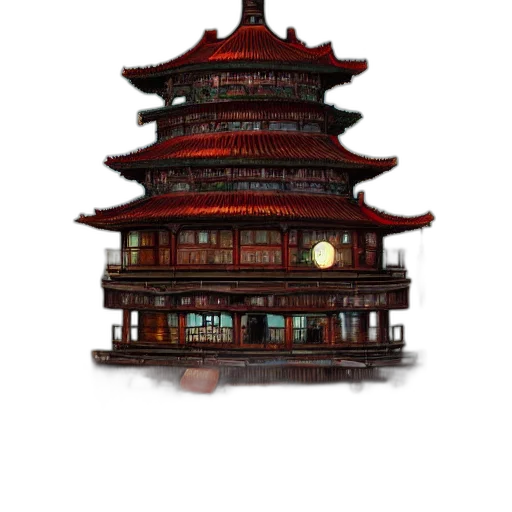 building, staff, crown, dragon transparent PNG cut-out