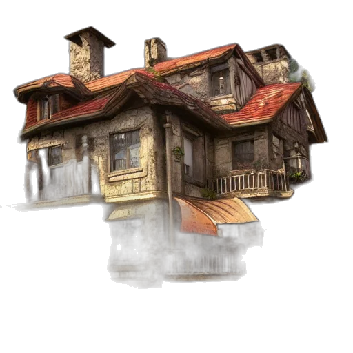 building, furniture, concept art, watercolor transparent PNG cut-out