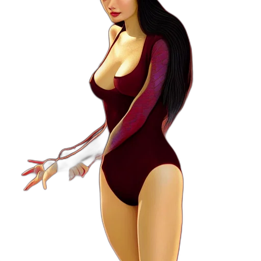 dress, 3d render, concept art, fantasy art transparent PNG cut-out