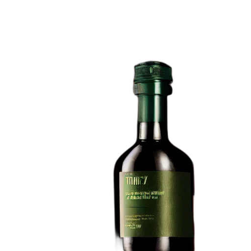 bottle, 3d render, green, liqueur transparent PNG cut-out