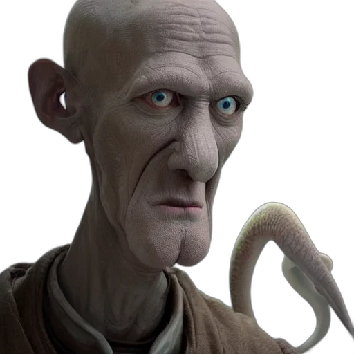 staff, face, dragon, creature transparent PNG cut-out
