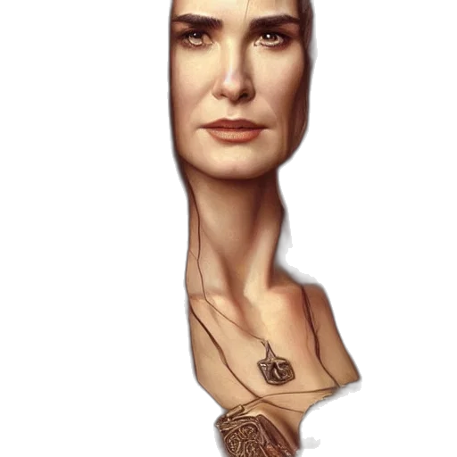 jewelry, face, crown, staff transparent PNG cut-out