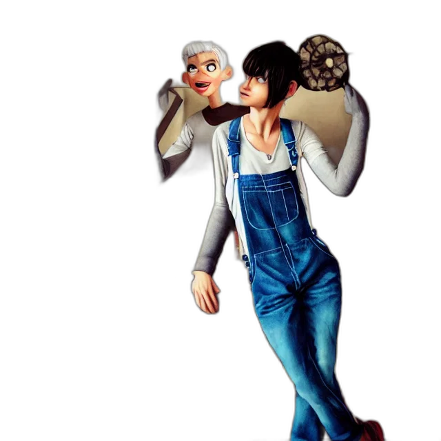 concept art, 3d render, photorealistic, cartoon transparent PNG cut-out